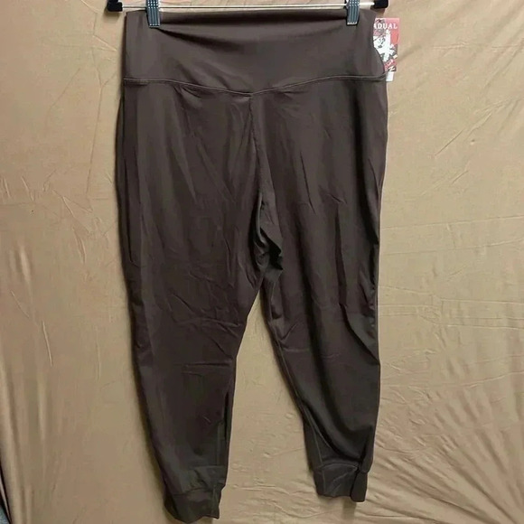 G Gradual Joggers High Waisted Yoga Pants with Pockets Loose Leggings Brown - Picture 4 of 5